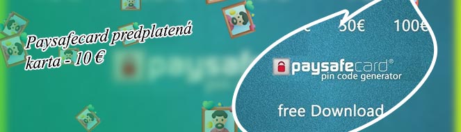 Paysafecard 10 € free