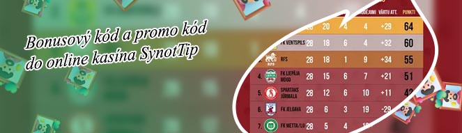 Synottip bonusovy kod